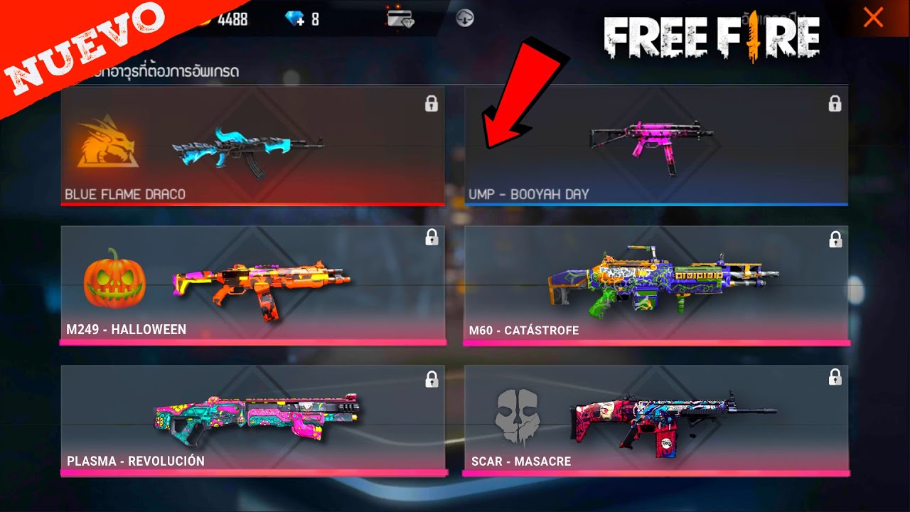 como mejorar las armas evolutivas en free fire guia definitiva